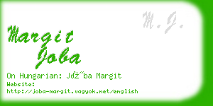 margit joba business card